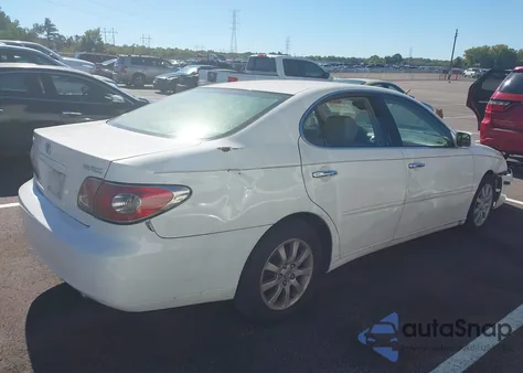 2003 Lexus Es 300 from USA, damaged, VIN JTHBF30G930124065